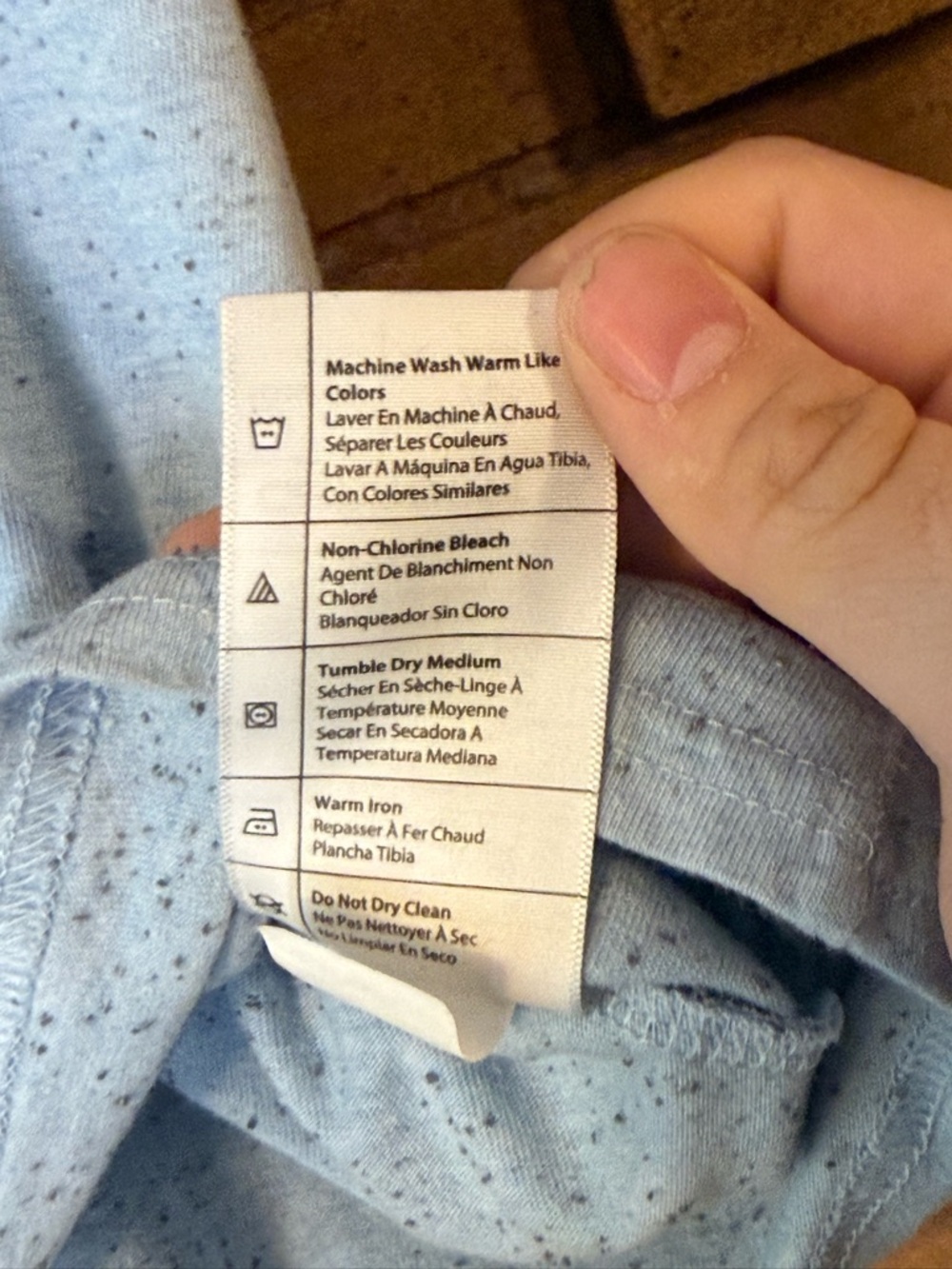 Carhartt Light Blue Heathered T-Shirt - Carhartt Logo - Picture 5 of 6
